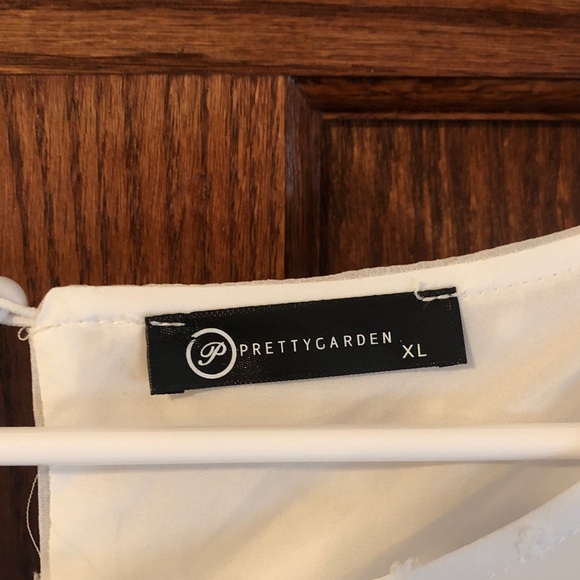 White Sheer Polka Dot Blouse - Picture 3 of 10